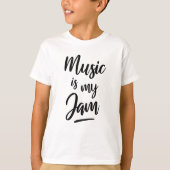 Music is life tシャツ (正面)