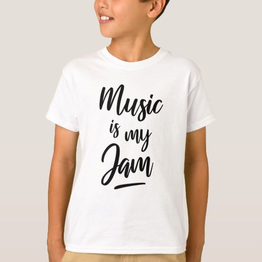 Music is life tシャツ (正面)