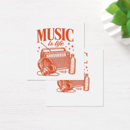 Music Is Life Vintage Design (デスク)