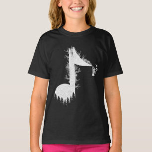Music is Life with Song of nature Tシャツ
