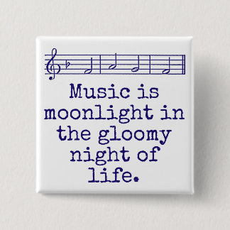 Music Is Moonlight – ミュージック引用文 缶バッジ