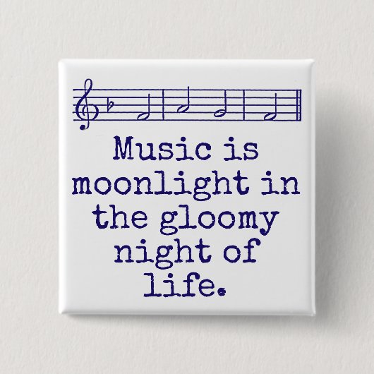 Music Is Moonlight – ミュージック引用文 缶バッジ (正面)