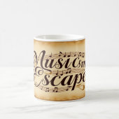 Music Is My Escape 2 コーヒーマグカップ (中央)