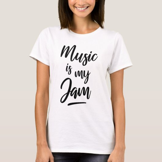 Music is my jam tシャツ (正面)