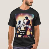 Music is my Life  Tシャツ (正面)