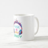 Music Is My Sanity Coffee Mug コーヒーマグカップ (正面右)