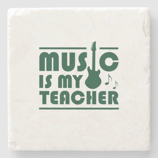 Music Is My Teacher ストーンコースター (正面)