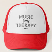 Music is my therapy キャップ (正面)