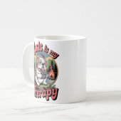 Music Is My Therapy Ceramic Mug コーヒーマグカップ (正面左)