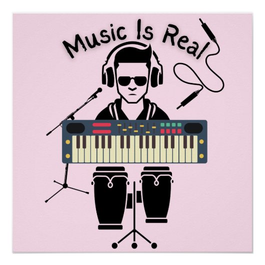 Music Is Real ポスター (正面)