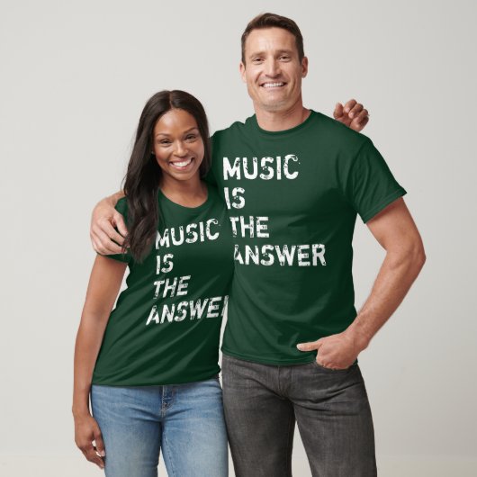 Music is the Answer DJ Premium Tシャツ (ユニセックス)