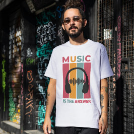 "Music Is The Answer" Tシャツ – Cozyミュージシャン