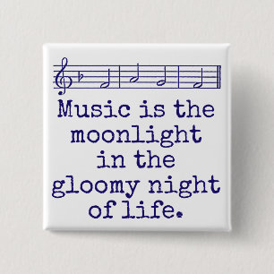 Music Is The Moonlight – ミュージック引用文 缶バッジ