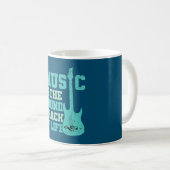 Music is the Soundtrack of Life Coffee Mug    コーヒーマグカップ (正面右)