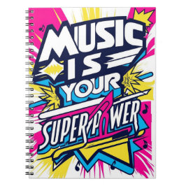 Music Is Your Superpower オプション2 ノートブック