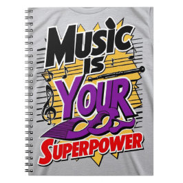 Music Is Your Superpower オプション2 ノートブック