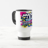 Music Is Your Superpower 2 トラベルマグ (正面左)