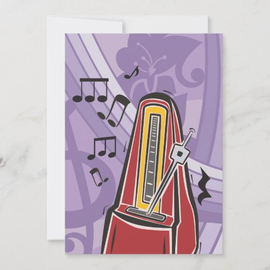 Music Jukebox招待状 招待状 (正面)