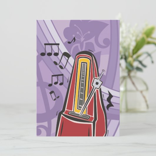 Music Jukebox招待状 招待状 (スタンド正面)