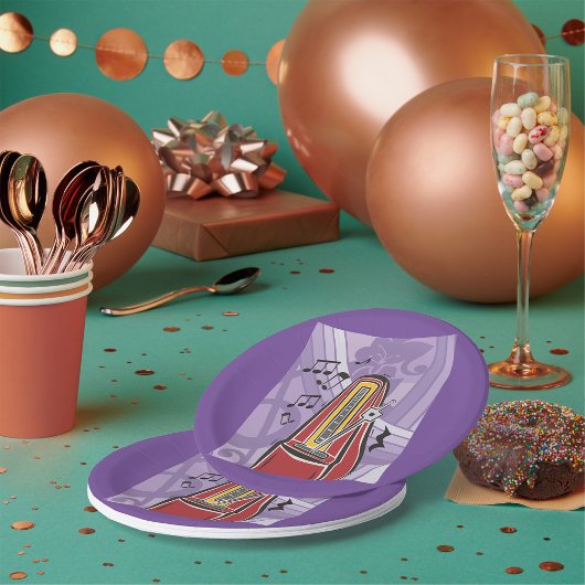 Music Jukebox紙プレート ペーパープレート