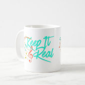 Music - Keep It Real  コーヒーマグカップ (正面左)