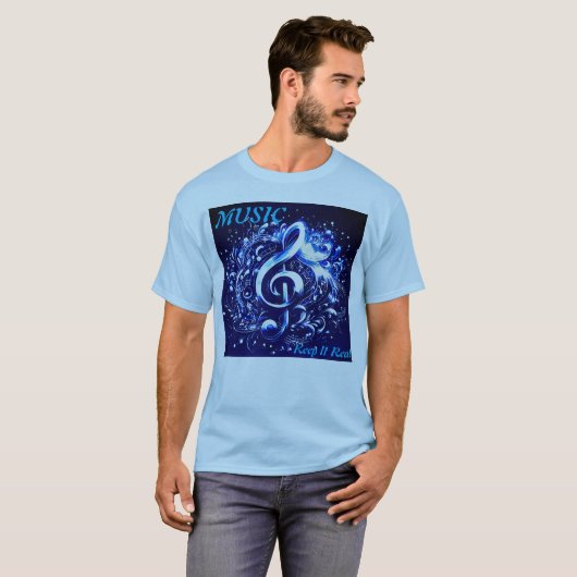 MUSIC - Keep It Real  Tシャツ (正面フル)