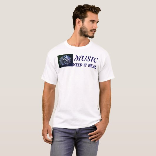 MUSIC - Keep It Real  Tシャツ (正面フル)