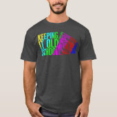 Music Keeping It Old School Stereo Retro retro Tシャツ (正面)