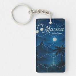 Music Keychain, Island Vibes キーホルダー