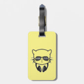 Music Lover Cat ラゲッジタグ (裏面縦)