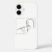 Music Lover, Flute Player, Case-Mate iPhoneケース (裏面)