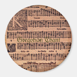 MUSIC LOVER GREGORIAN Chants History Magnets マグネット