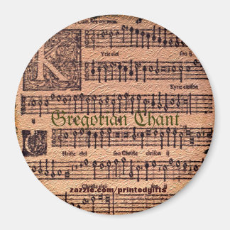 MUSIC LOVER GREGORIAN Chants History Magnets マグネット