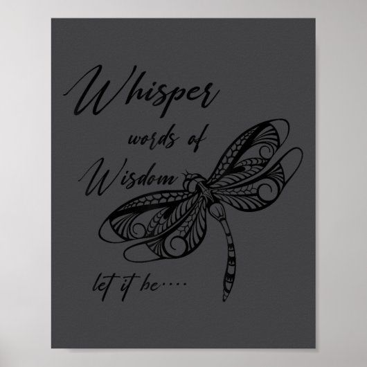 Music Lover Motivational Quote Whisper Word Of The ポスター (正面)