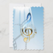 Music Lovers Celebration Themes サンキューカード (裏面)