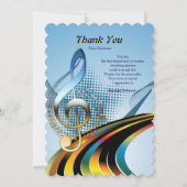 Music Lovers Celebration Themes サンキューカード (正面)