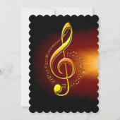 Music Lovers Celebration Themes サンキューカード (裏面)