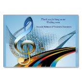 Music Lovers Celebration Themes テーブルナンバー (裏面)