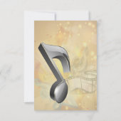 Music Lovers Celebration Themes 出欠カード (裏面)