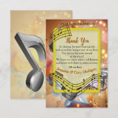 Music Lovers Celebration Themes 出欠カード (正面/裏面)