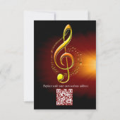 Music Lovers Celebration Themes 出欠カード (裏面)