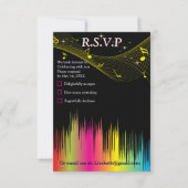 Music Lovers Celebration Themes 出欠カード (正面)