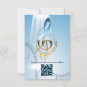 Music Lovers Celebration Themes 出欠カード (裏面)