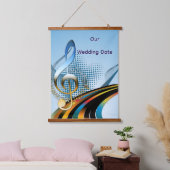 Music Lovers Celebration Themes 吊り下げ型タペストリー (寝室)