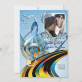 Music Lovers Celebration Themes 招待状 (正面)