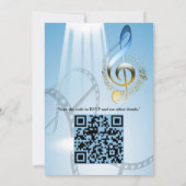 Music Lovers Celebration Themes 招待状 (裏面)