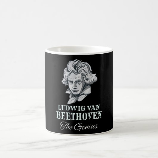 Music - Ludwig Van Beethoven The Genius コーヒーマグカップ (中央)
