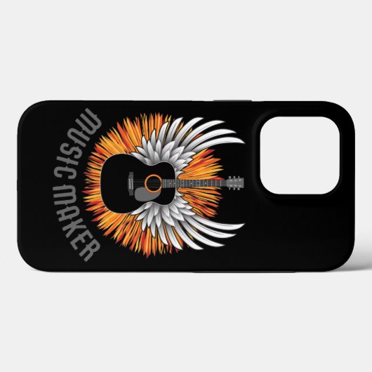 Music Maker (guitar player) Case-Mate iPhone Case iPhoneケース (裏面 (横))