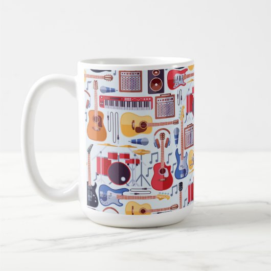 Music Mug コーヒーマグカップ (左)