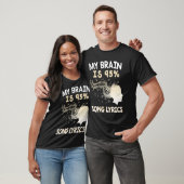 Music    My Brain is 95 Song Lyrics  & Cool Tシャツ (ユニセックス)